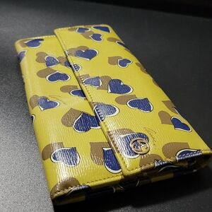 GUCCI Women's Long Wallet Yellow Total Pattern 309702 1147 new